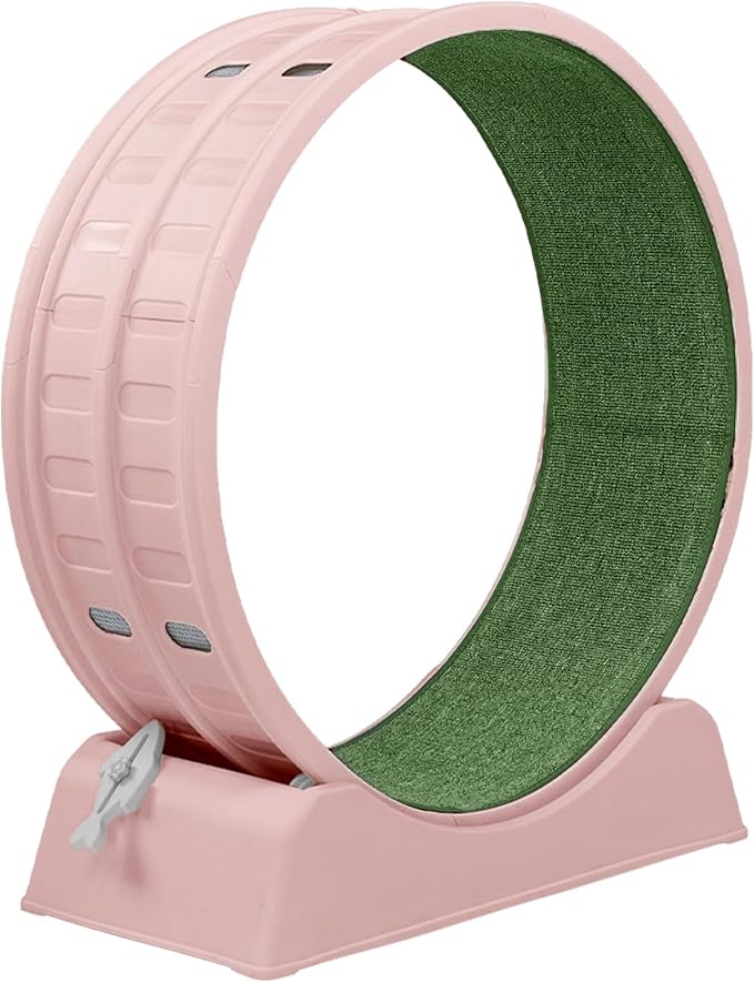 31.5-inch Heavy-Duty Cat Exercise Wheel with Safety Lock, Silent Cat Running Wheel, Sturdy Safe Cat Treadmill, Easy Assembly Indoor Cat Fitness Toy