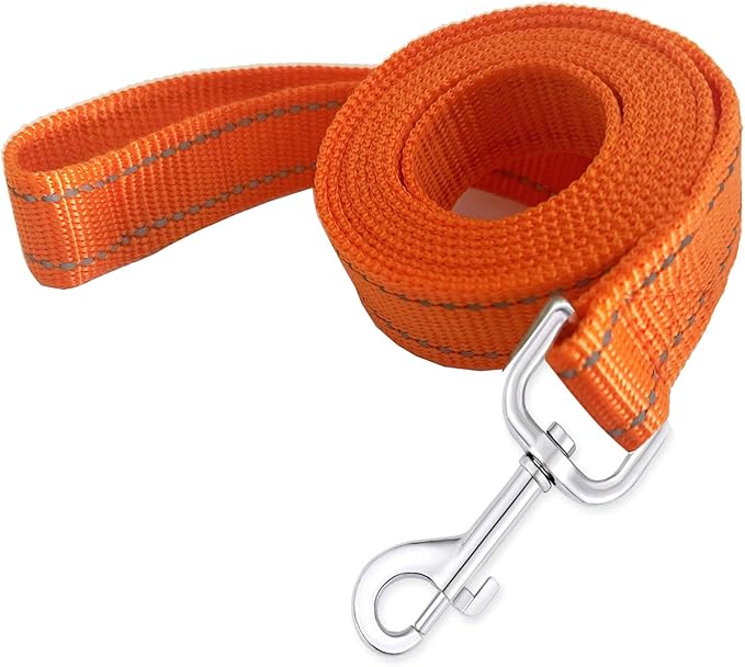 Reflective Dog Leash 4Ft /6 Feet Long, 3/4 Inch Wide, for Small and Medium Dogs