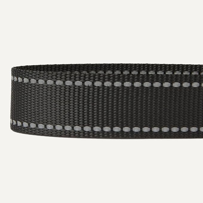 Amazon Basics Polyester Dog Collar L, Adjustable Length 18.5"-29.5", 1.4" W, Black