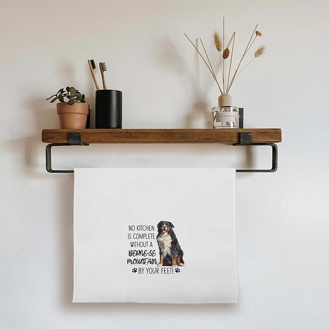 Bernese Mountain Dog Kitchen Towels - Mom Gifts, Lovers Gifts, No Kitchen Complete Without Bernese Mountain Dog Hand Dish Towels, 16x24