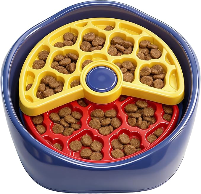 Dog Puzzle Toys Slow Feeder Bowls,Interactive Treat Dispensing Dog Puzzle for IQ Training and Brain Stimulation, Mental Enrichment Snuffle Mat Alternative for Small Medium Large Dogs Puppies Cat