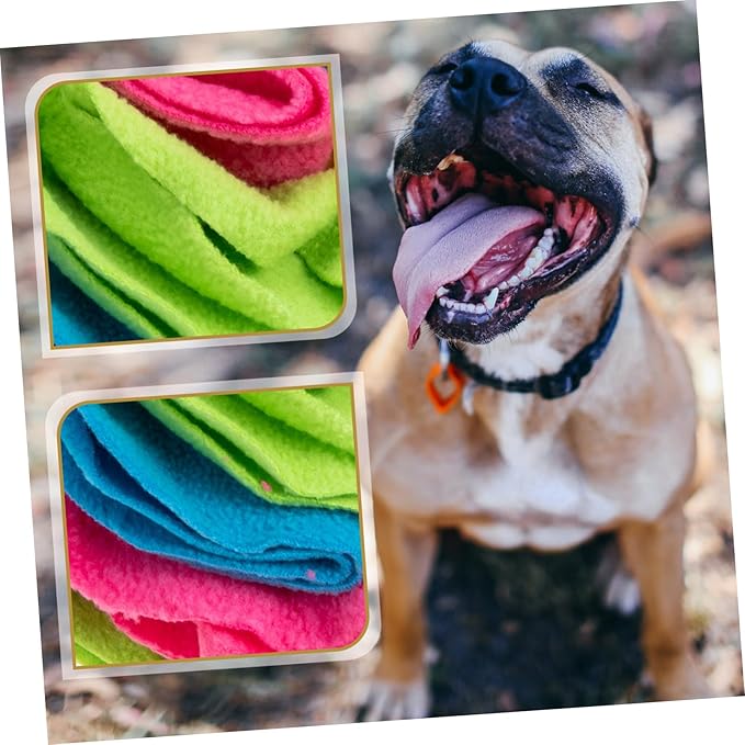 Pet Dog Sniffing Ball Toy Durable Chewing and Feeding Toy for Interactive Play Reduces Stress and Improves Sense of Smell Washable and Reusable Candy Color Design