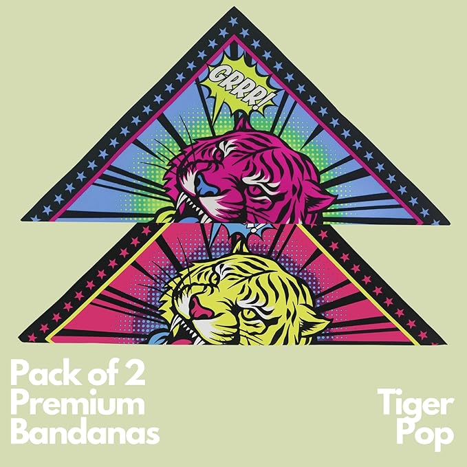 The Peacock Crew Premium Soft Cotton Bandanas Pack for Men and Women Paisley 22 x 22 inches
