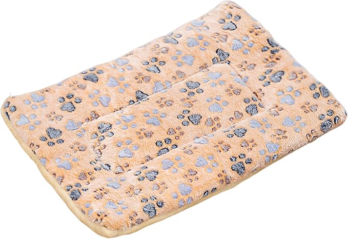 Cat Beds for Outdoor Cats:Flannel Cat Blanket for Indoor Cats,Self Warming Mat Soft and Comfortable,Crate Pads for Small Dog for Sleeping,Machine Washable (A, 13" x 18")