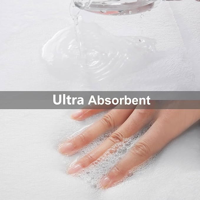 Buganda Memory Foam Bath Mat, 47" x 20", Ultra Soft and Non-Slip Bathroom Rugs, Water Absorbent and Machine Washable Bath Rug Runner for Bathroom, Shower, and Tub, White