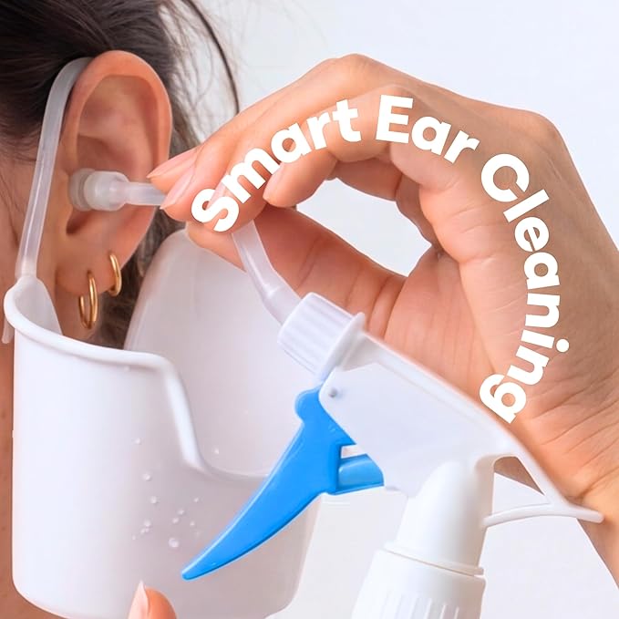 Medi Grade Ear Cleaning Kit Including Ear Cleaner Bottle, Basin with Quad-Stream tip - Earwax Removal Kit for Enhanced Hearing Clarity - Ear Wax Removal Tool for Ear Hygiene