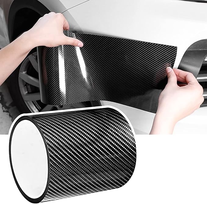 Storystore Universal Car Door Edge Guard, 4In x 33Ft Door Sill Protector, Automotive Anti-Collision Strip for Car Door Edge/Front and Rear Bumper/Door Sill Protector, Black