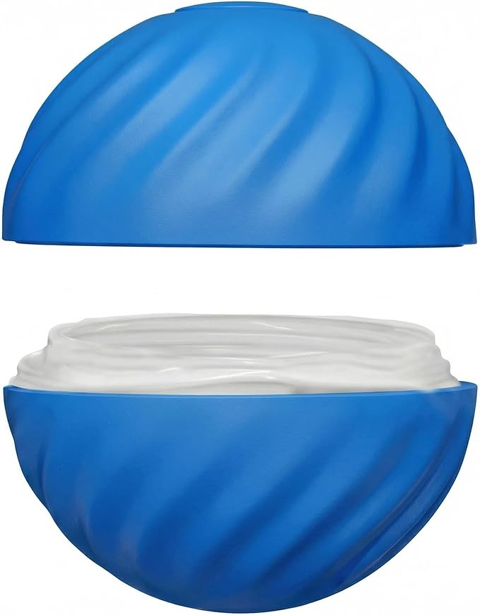 Winb Interactive LED Dog Ball Shell（2 inch）- Only Shell- Small Dogs Ball Play and Wicked Fun, Blue