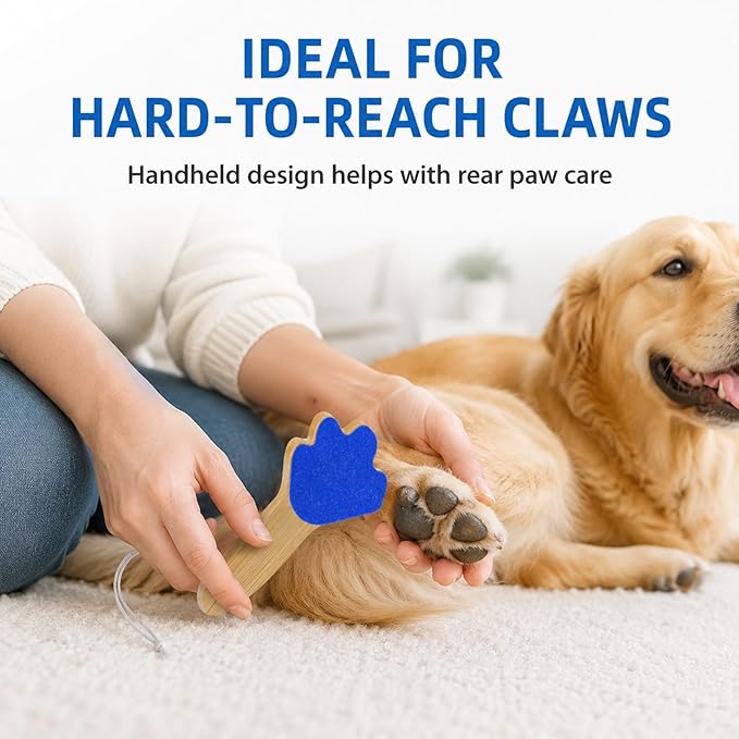 Dog Scratch Board Dog Scratching Pad Multi-Functional Trimming Tool Alternative to Nail Clippers Cat Nail File Easy Care and Stress Free Handheld