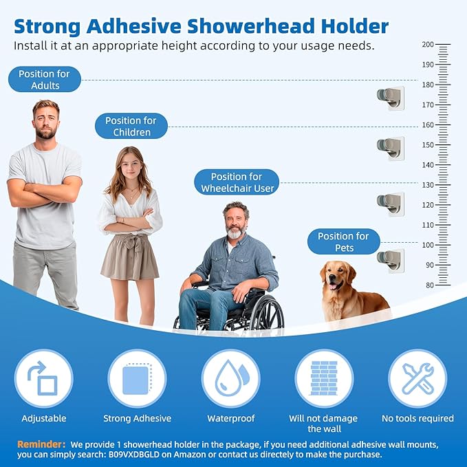 Hibbent All Metal Dog Sprayer Attachment Set, Stainless Steel Pet Shower Sprayer for Dog Washing and Bathing, 4 Sprays Handheld with Pause Mode, Brass Shower Diverter Valve, 119" Hose, Brushed Nickel