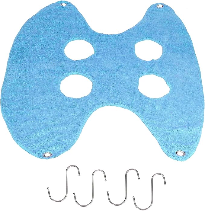 Dog Grooming Hammock, Multifunctional Dog Nail Clipping Harness for Washing for Bathing(S Code, Blue)