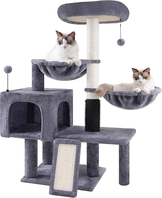 Roypet 32" Cat Tree 0111 (Grey, 39.4'')