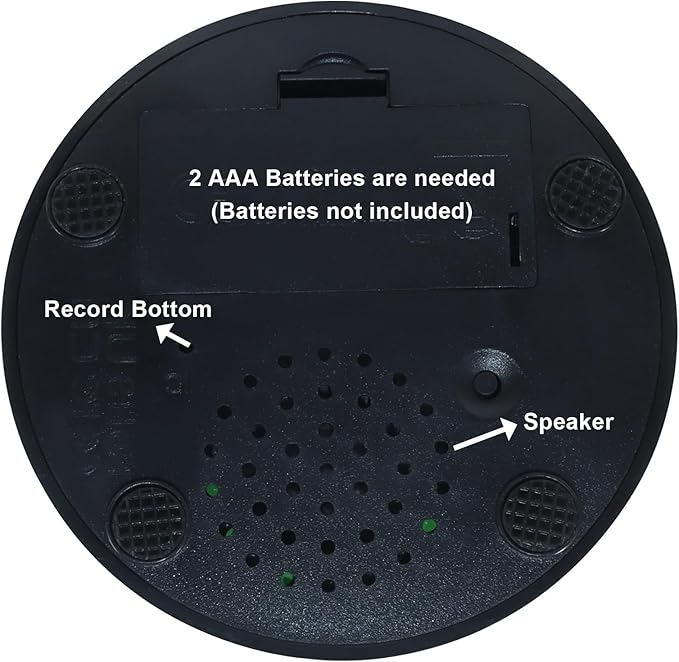 Voice Recording Button, Buttons for Communication Pet Training Buzzer, Fun Interactive Toy for Dogs, Cats, Perfect for Home, Office, or Outdoor Use (2 Packs, Blue and Green)