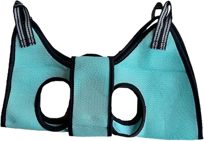 Pet Grooming Hammock Harness Dogs Grooming Sling Cleaning Accessories Breathable Hammock Helper for Clipping Claw Care Puppy Nail Trimming, M