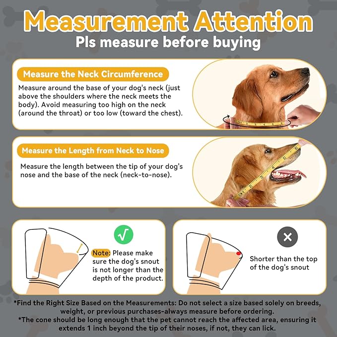 Upgraded Dog Cone Collar for Large Medium Dogs, Soft Dog Cone with Double-Layer Design, Adjustable Pet Recovery Collar for Dogs After Surgery, Elizabethan Collar (L, Grey)