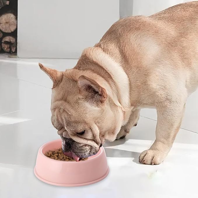Heavy Duty Non-Slip Pet Bowl for Cats & Dogs - Thickened Spill-Proof Food & Water Dish with Wide Base, Tip-Proof Design for Pet Owners