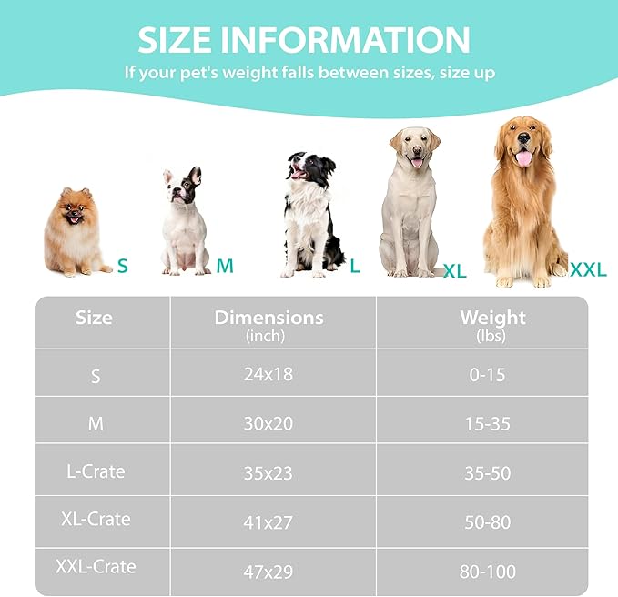 Dog Cooling Mat for Large Dogs - 47x29 Orthopedic Memory Foam Pet Pad for Summer, QMAX>0.5, Washable Premium Comfort Crate Pad for Your Furry Companion, Dark Beige