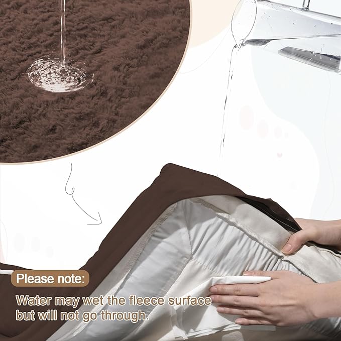 Extra Large Dog Bed, Orthopedic Washable Suede Bed with Removable Bolster, Waterproof with Nonskid Bottom, 45" X 35"