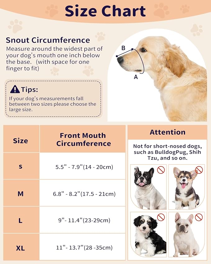 Dog Muzzle for Large Dogs Labrador Husky, 3D Air Mesh Breathable Mouth Guard to Stop Scavenging Biting, Escape-Proof Pet Snout Strap for Grooming, Black L