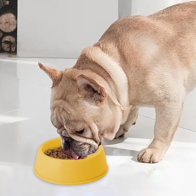 Heavy Duty Non-Slip Pet Bowl for Cats & Dogs - Thickened Spill-Proof Food & Water Dish with Wide Base, Tip-Proof Design for Pet Owners