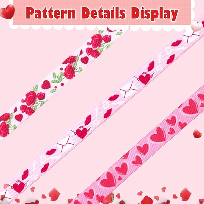 PUPTECK Cat Collar Breakaway with Bells, Kitten Collar Outfit Adjustable for Girl Boy Small Pet Puppy Bunny, Cute Costume Accessory with Safety Release Buckle (Pink)