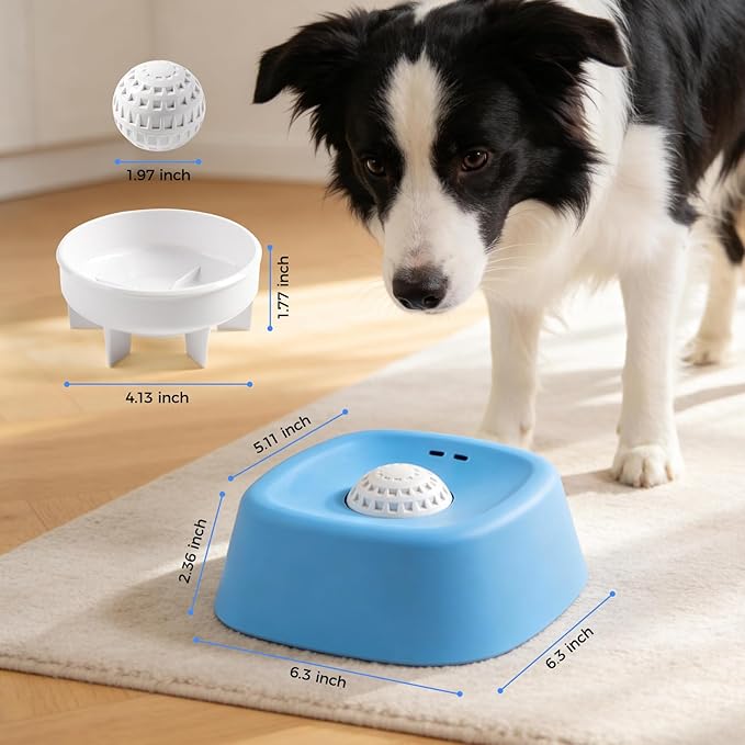 Slow Feeder Dog Bowls for Liquid Tread,Dog Lick Bowl for Bone Broth、Yogurt、and Wet Dog Food，Dog Licking Toy for Large, Medium, and Small Dogs.