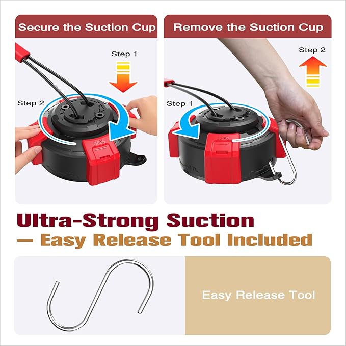BSISUERM Upgraded Strong Suction Cup Tug of War Dog Toy Interactive Dog Rope Toys for Aggressive Chewers Puppy Molar Ball Chew Toy with Teeth Cleaning for Mental Stimulation & Boredom Relief
