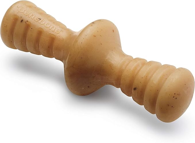Benebone Zaggler Rolling Dog Chew Toy for Aggressive Chewers, Real Chicken, Made in USA, Large
