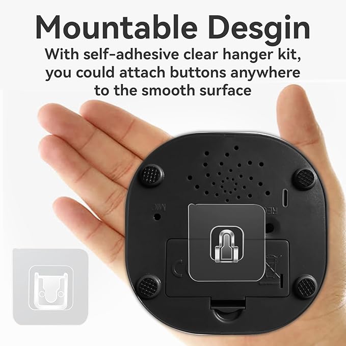 4pcs Dog Voice Recorder Button for Communication, Rechargable Pet Training Clickers, Multifunctional Recordable Button with 30 Seconds Record and Playback