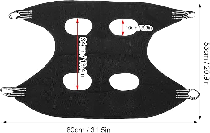 Haofy Pet Grooming Hammock Restraint Bag Multi Functional Cat Dog Grooming Sling Hanging Harness for Secure Nail Trimming Brushing Teeth Cleaning DIY for Pets at Home Salon (L)