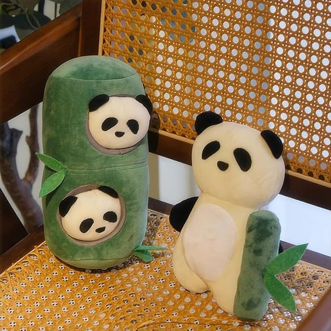 Panda Dog Toy Snuffle Dog Plush Toys Interactive Dog Toys with Squeaky and Hiding Dog Enrichment Toys for Dogs and Cats