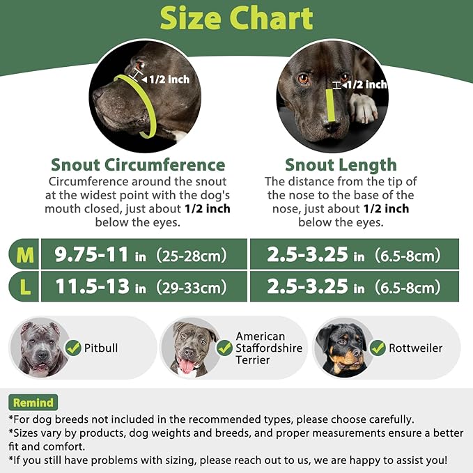 Mayerzon Pitbull Muzzle for Large Medium Sized Dogs to Prevent Biting Scavenging, Basket Muzzle for Rottweiler Staffordshire Terrier in Grooming Training, Allow to Pant Drink, Lightweight and Sturdy