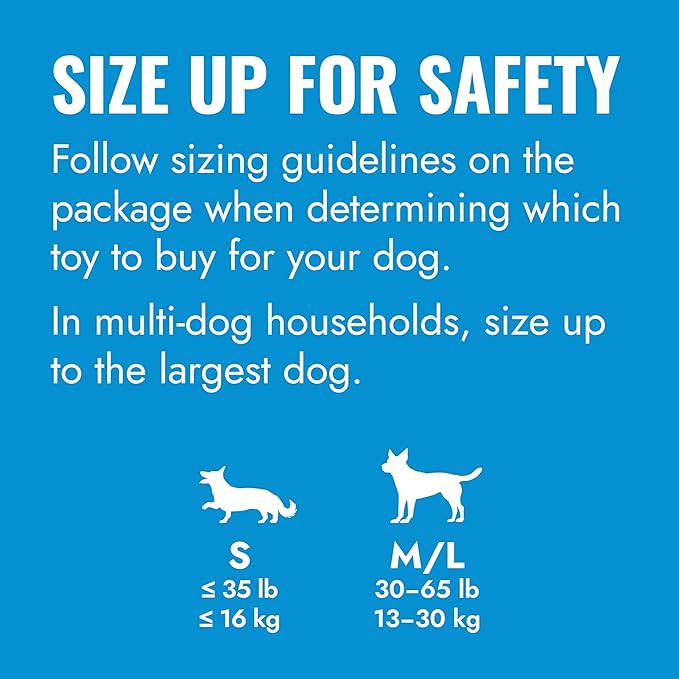 KONG Puppy Tires - Dog Chew Toy for Puppies - Stuffable Dog Toy for Treats & Snacks - Natural Rubber Chew Toy for Teething Puppy - for Small Puppies - Blue
