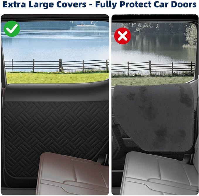 Car Door Protector from Dog Scratching, Door Panel Protector for Dogs(L)