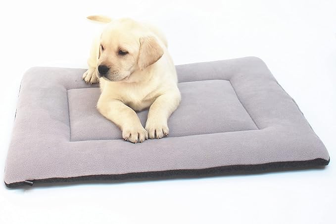 Pet Bed Crate Pad 24" Kennel Pad Machine Washable Entire Dog Crate Beds Double Sided Pet Mat