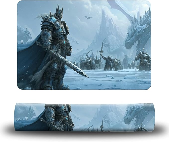 Dog Food Mat, 19.6" x 23.6" Absorbent Pet Feeding Mat for Food and Water, Waterproof Diatom Mud Pet Placemat with Non-Slip Rubber Backing, Easy Clean Cat Bowl Mat for Floors - Snow Dragon Man