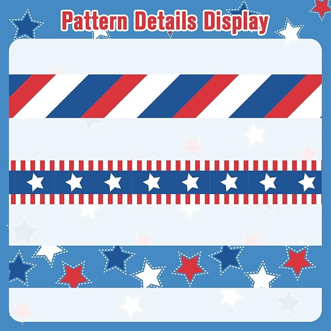 PUPTECK Cat Collar Breakaway with Bells, Kitten Collar Outfit Adjustable for Girl Boy Small Pet Puppy Bunny, Cute Costume Accessory with Safety Release Buckle (American Flag)
