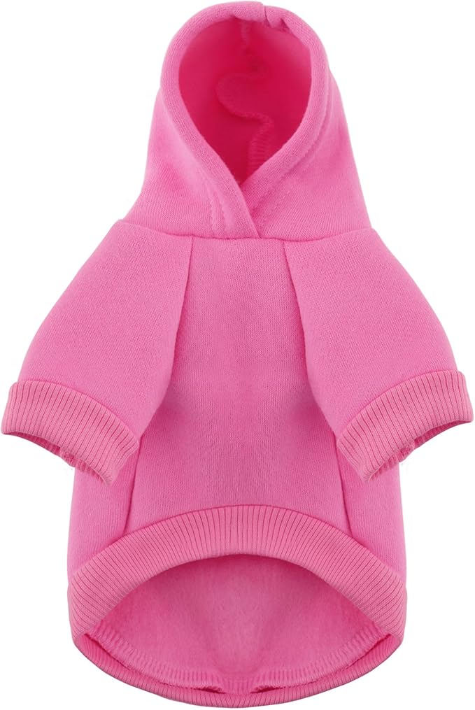 Paiaite Pink Chihuahua Dog Hoodie: Keep Your Pup Warm and Stylish with a 'The Dog Face' Printed Sweatshirt Pet Clothes, and Sweater Coat All in One Perfect for Winter and Cool Summer Nights! Pink M