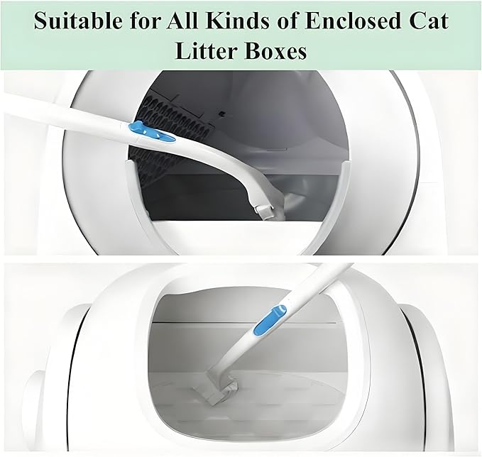 Cat Litter Box Silicon Pad Replacement for Self-Cleaning Cat Litter Box (for Model:65L Storage bin + 9L Waste Collection bin)‌Waterproof, Anti-Stick,Anti-Scratch (One Pad with Cleaning Set)