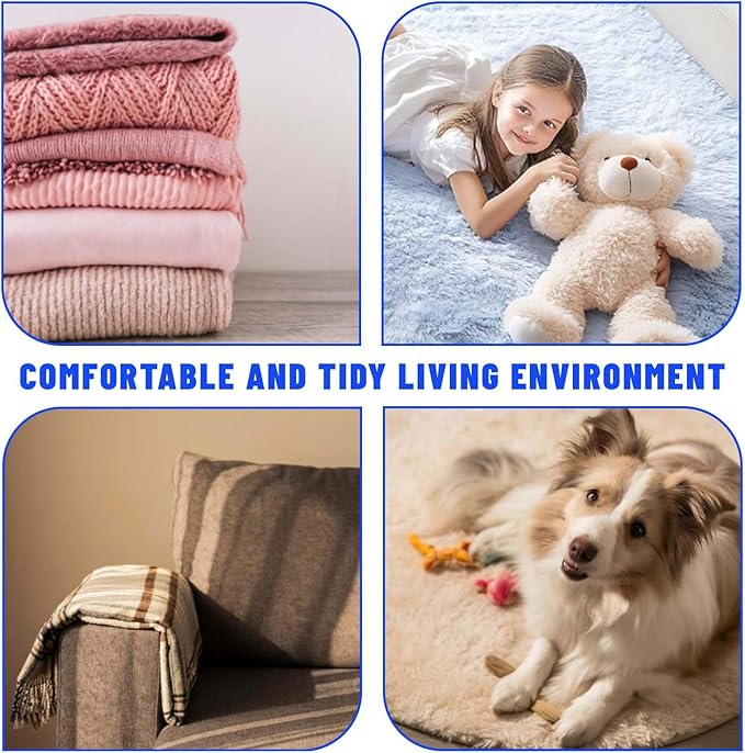 Pet Hair Removal Glove for Dogs & Cats, Newly Upgraded Reusable Electrostatic Pet Hair Glove, Magic Brush Pet Hair Remover Tool for Clothing, Couch, Carpet, Car Seat