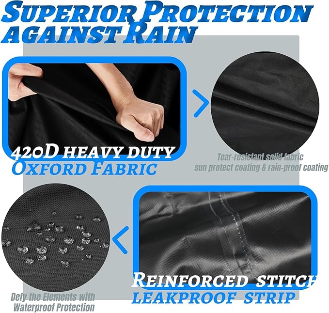 Wagon Cover for Jeep Wagon Stroller (Cover Only),420D Waterproof Covers for Jeep Wagon Wrangler,Deluxe,Aries (32"L x 25" W x 42" H)
