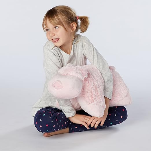 Pillow Pets Originals, Wiggly Pig, 18" Stuffed Animal Plush Toy