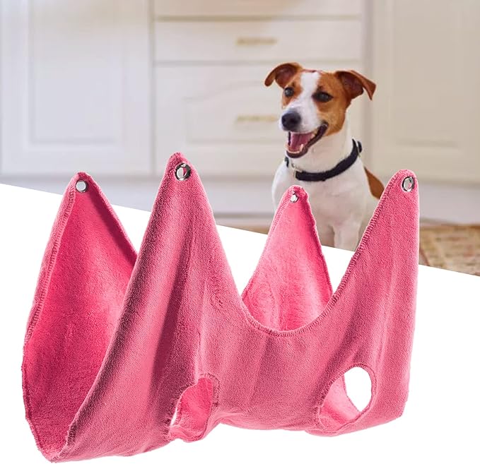 Multifunctional Dog Grooming Harness Dog Holder for Nail Trimming Pet Grooming Hammock Helper (M)