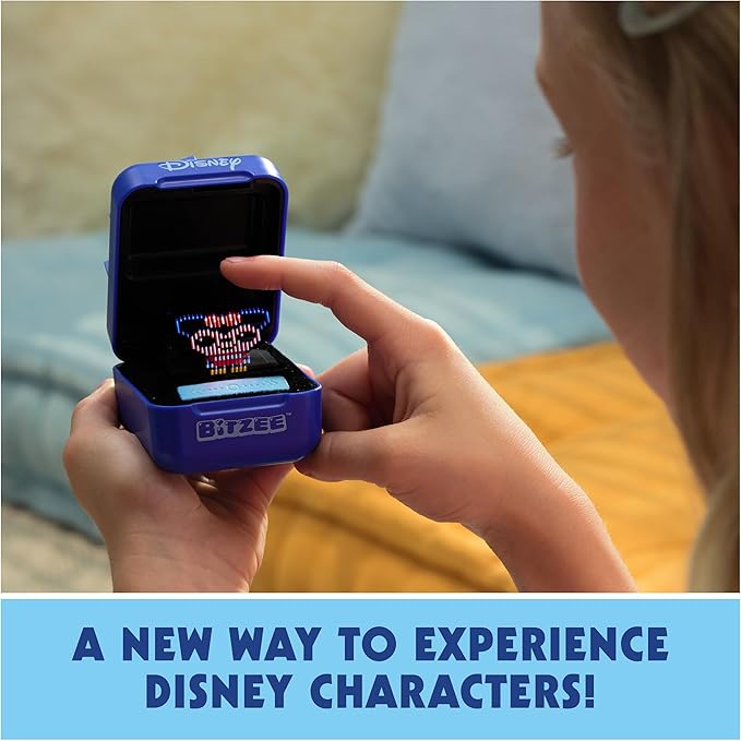 BITZEE, Disney with 30 Interactive Characters Inside, Reacts to Swipes, Tilts & Taps, Disney Toys & Digital Pet Boys & Girls Toys