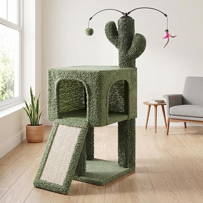 Roypet 32" Cat Tree 0111 (Green, 32")
