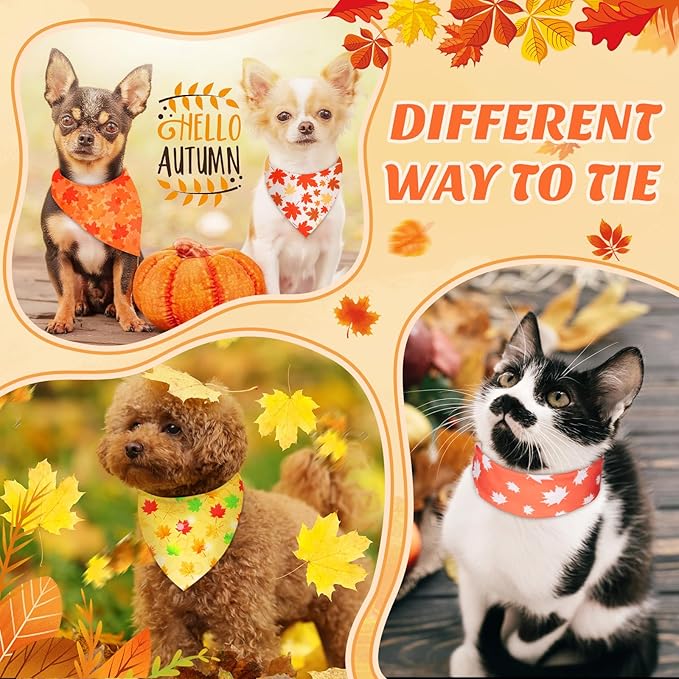 Chunful 120 Pcs Christmas Holiday Dog Bandanas Bulk for with Snowman Santa Claus, Reindeer, Stockings Adjustable Triangle Pet Scarf for Small Medium Large (25.6x17.7x17.7 in)