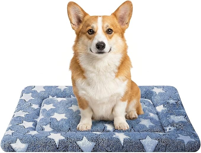 Dog Bed Mat - Reversible Dog Crate Bed Mats, Soft & Breathable Kennel Pad, Durable Crate Bed for Small Medium Large Dogs & Cats