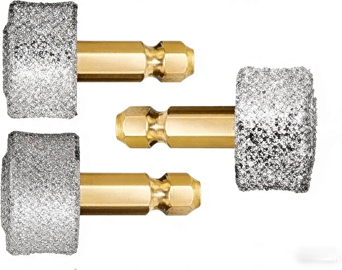 LOPSIC 3 Pack Replacement Grinding Heads S5 Pro Pet Nail Grinder, 2 Coarse Sand + 1 Fine Sand, Durable, for Pet Nail Trimming
