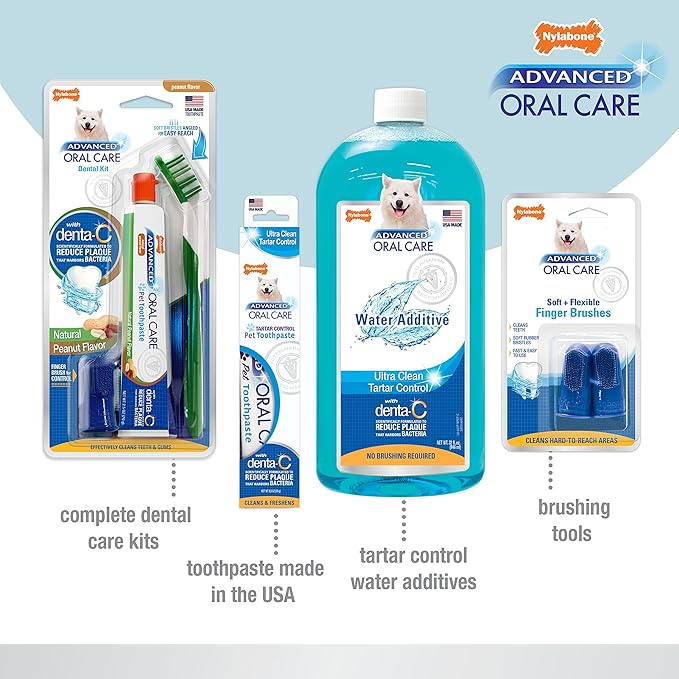 Nylabone Advanced Oral Care Finger Brush 2 Count One Size