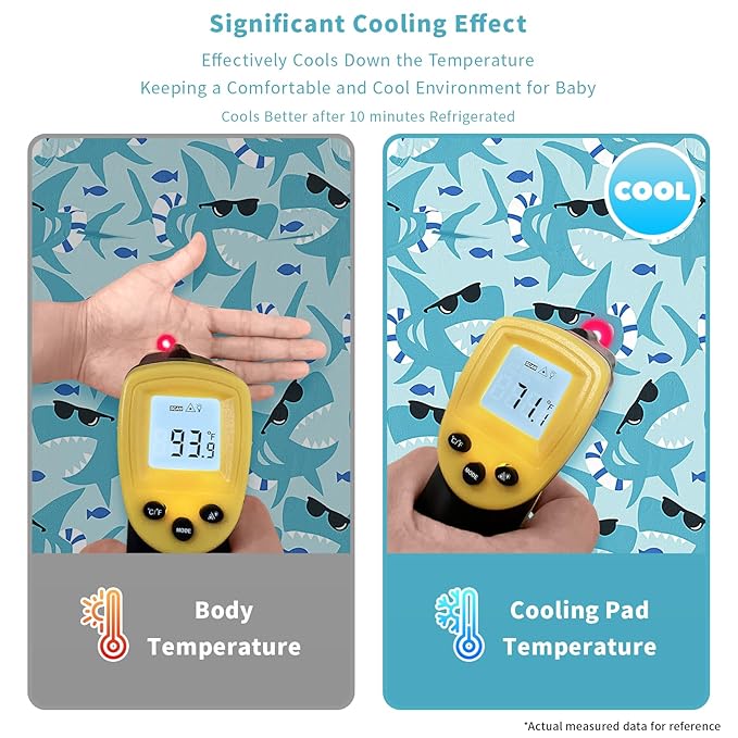 Gel Car Seat Cooler Pad for Children,Summer Breathable Ice Stroller Cooler Mat,Multifunctional Baby Cooling Pad Suitable for Stroller, Baby Dining Chair, Child Safety Seat